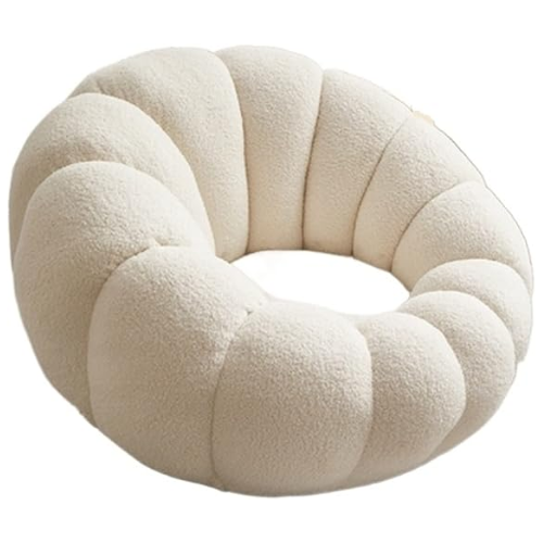 Comfynest_Modern_Pumpkin_Shape_Tatami_Chair_Revolving_Small_Sofa_for_Bedroom_Balcony_Living_Room_White_4