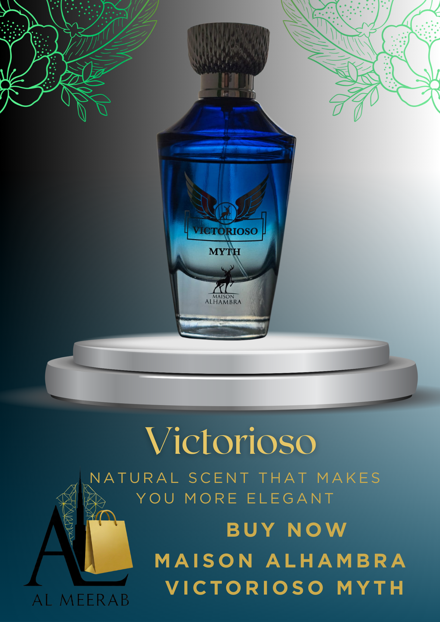 Maison Alhambra Victorioso Legend EDP 100ml – Long Lasting Perfume for Men