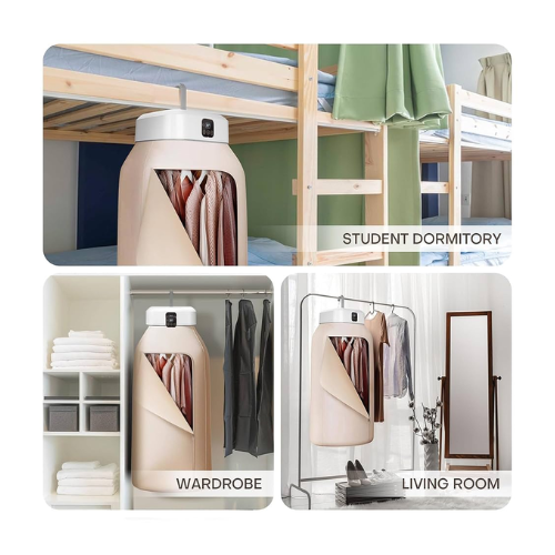 TSWCBYYLBPortableClothesDryer_MiniFoldableLaundryDryerwithRemote_DryBag