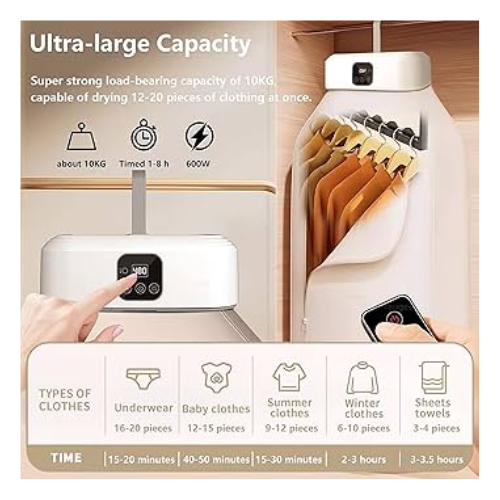 TSWCBYYLBPortableClothesDryer_MiniFoldableLaundryDryerwithRemote_DryBag_1