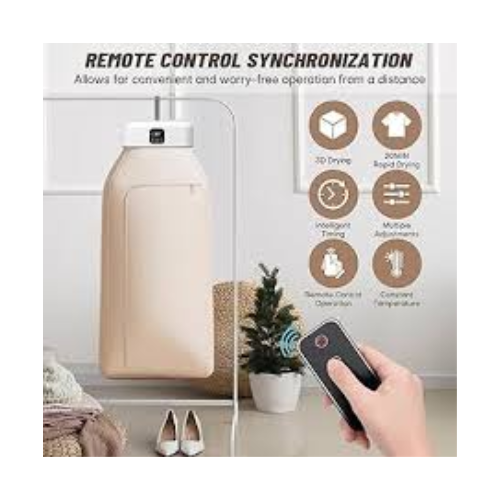 TSWCBYYLBPortableClothesDryer_MiniFoldableLaundryDryerwithRemote_DryBag_
