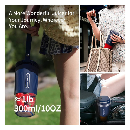 TLI Portable Juicer Cup – Rechargeable USB Blender Bottle for Smoothies, Shakes & Fresh Juices