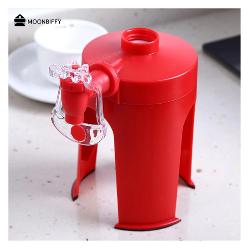 UpgradeyourbeverageservingwiththeInvertedSodaBottleDispenserStandwithFaucet.Designedforlargebottles_thisdrinkdispensermakespouringeasy_mess-free_andfun.Simplyinvertthe_1
